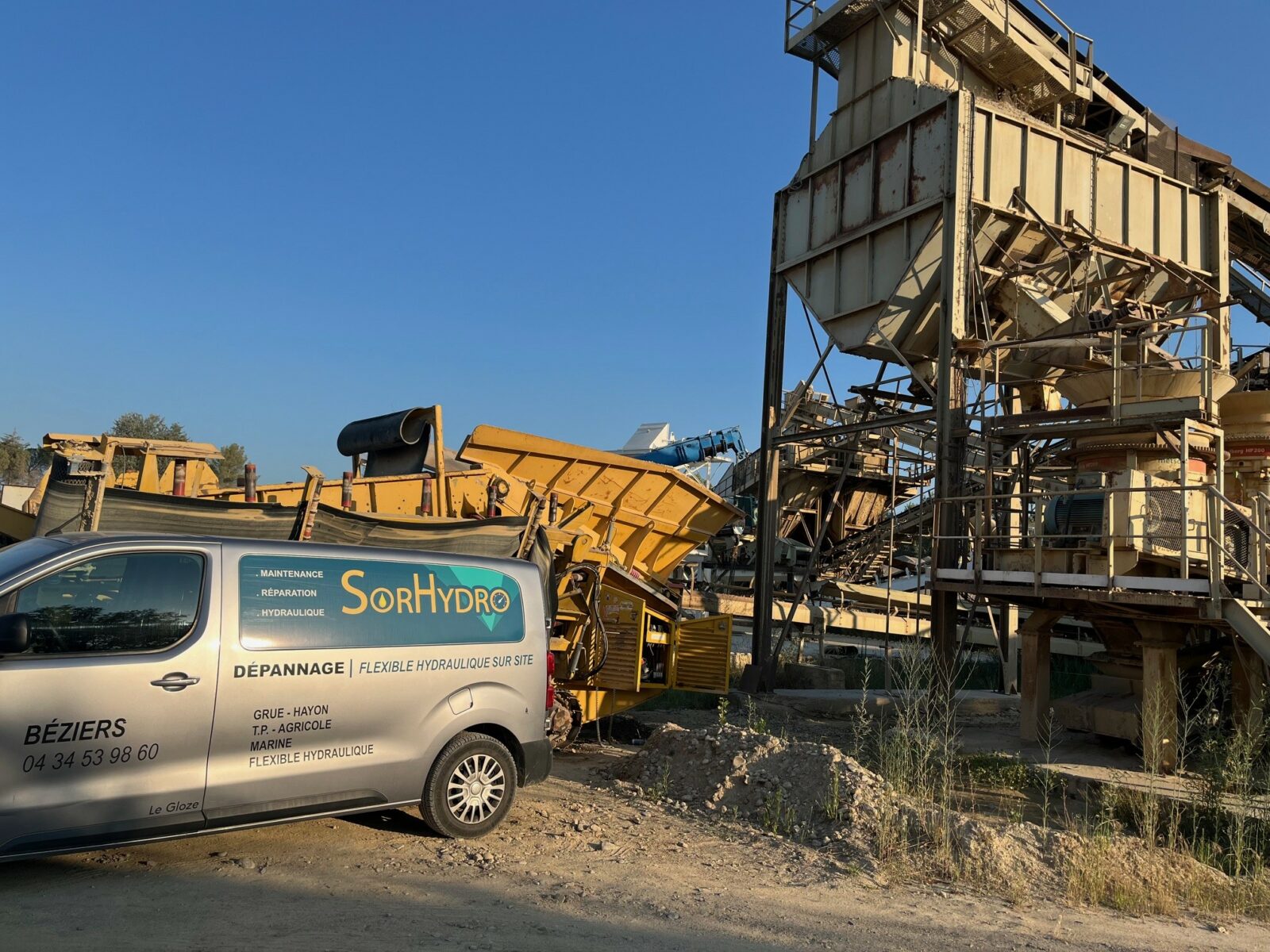 Sorhydro Reparation Hydraulique Beziers Carriere